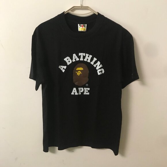 BAPE College Tee Black - Picture 1 of 5
